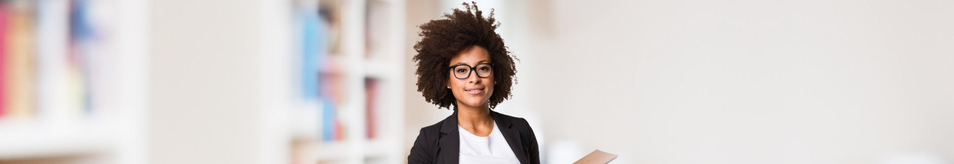 african girl wearing eye glasses